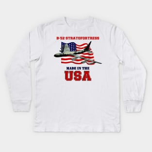 B-52 Stratofortress Made in the USA Kids Long Sleeve T-Shirt